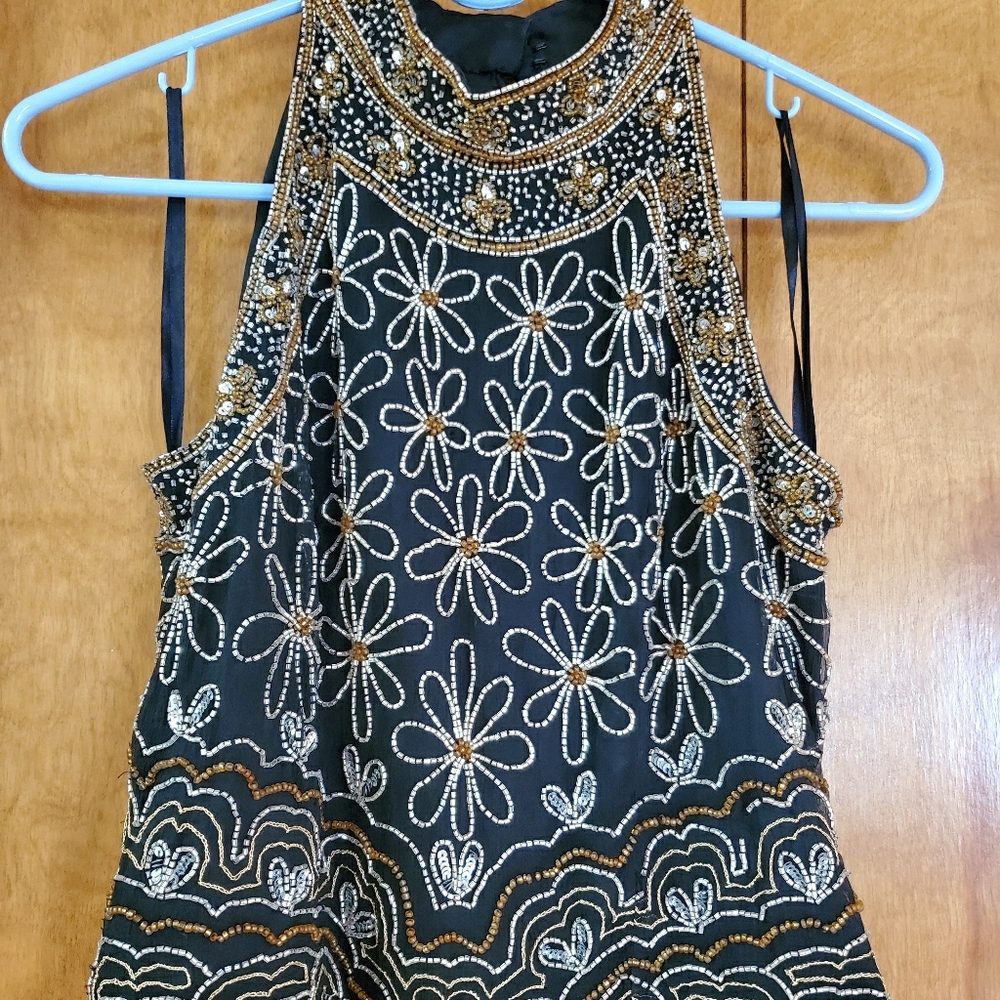 Beaded top.